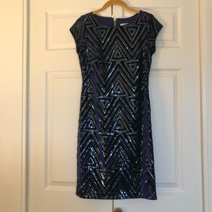 Eliza J Sequin Dress